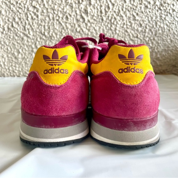adidas Originals SL 72 OG sneakers in burgundy and yellow mens size 10 - Picture 3 of 8